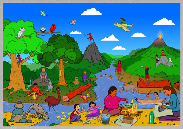 Poster 1 bush scene
